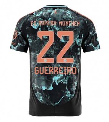 Bayern Munich Raphael Guerreiro #22 Segunda Equipación 2024-25 Manga Corta